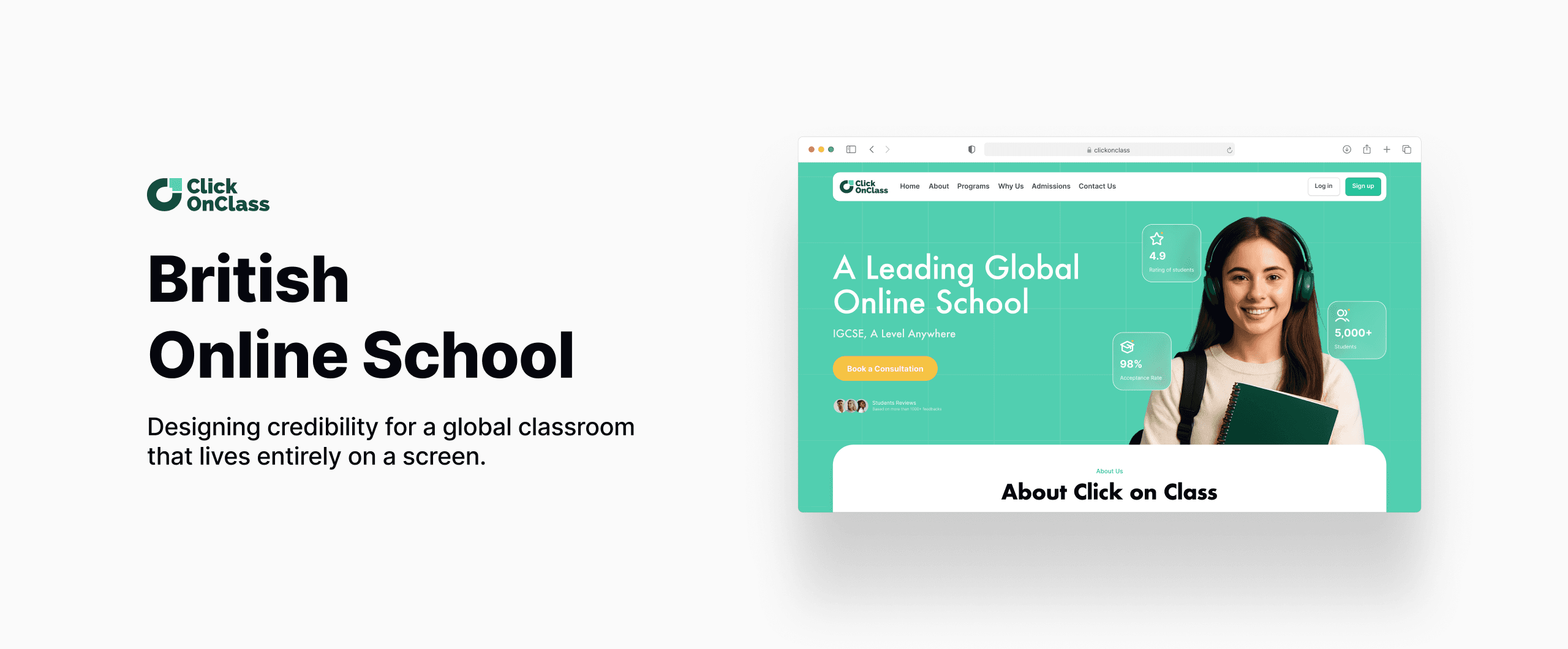 ClickonClass — An edtech platform reshaping how students attend class online.